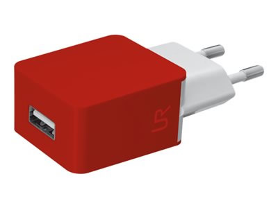 Trus Smartphone Wall Charger  Red